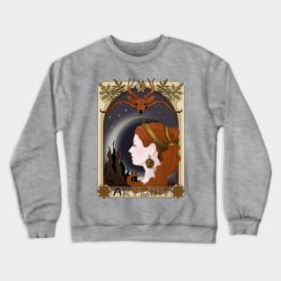 Artemis art nouveau Crewneck Sweatshirt